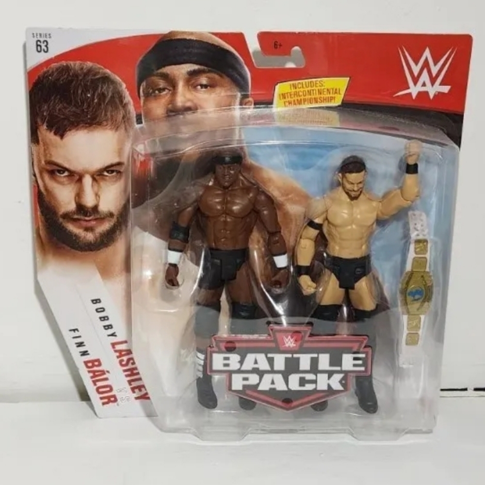 WWE Finn Balor vs Bobby Lashley Battle Pack Series #63 6" Articulated Figures